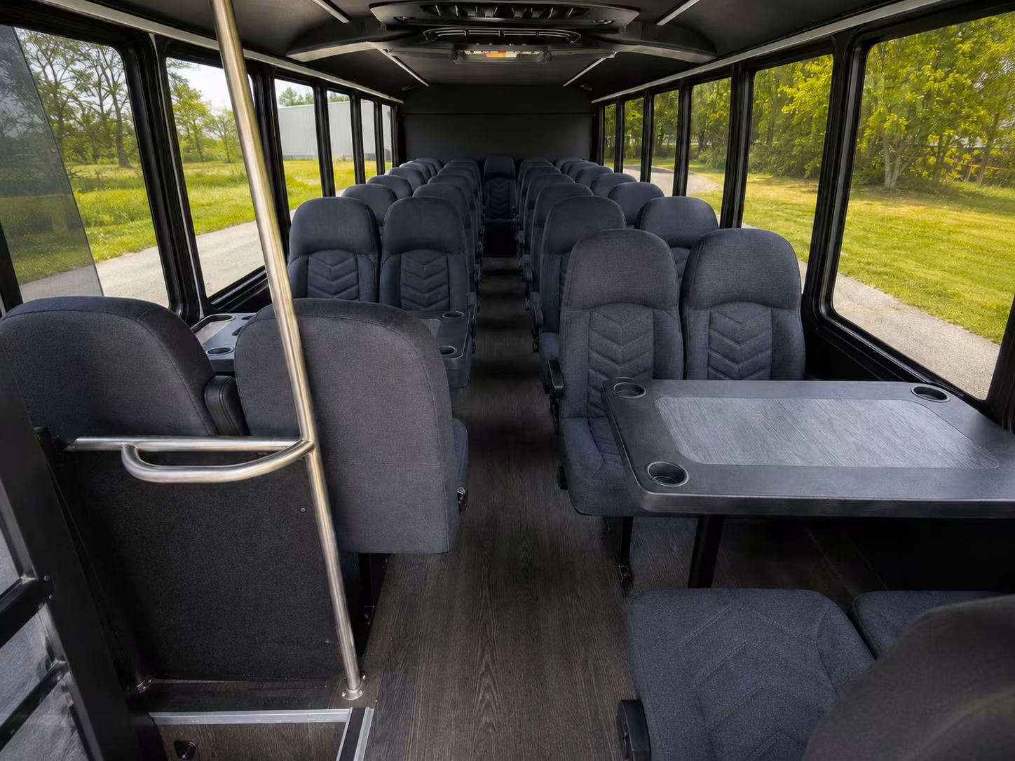 18 passenger minibus inside