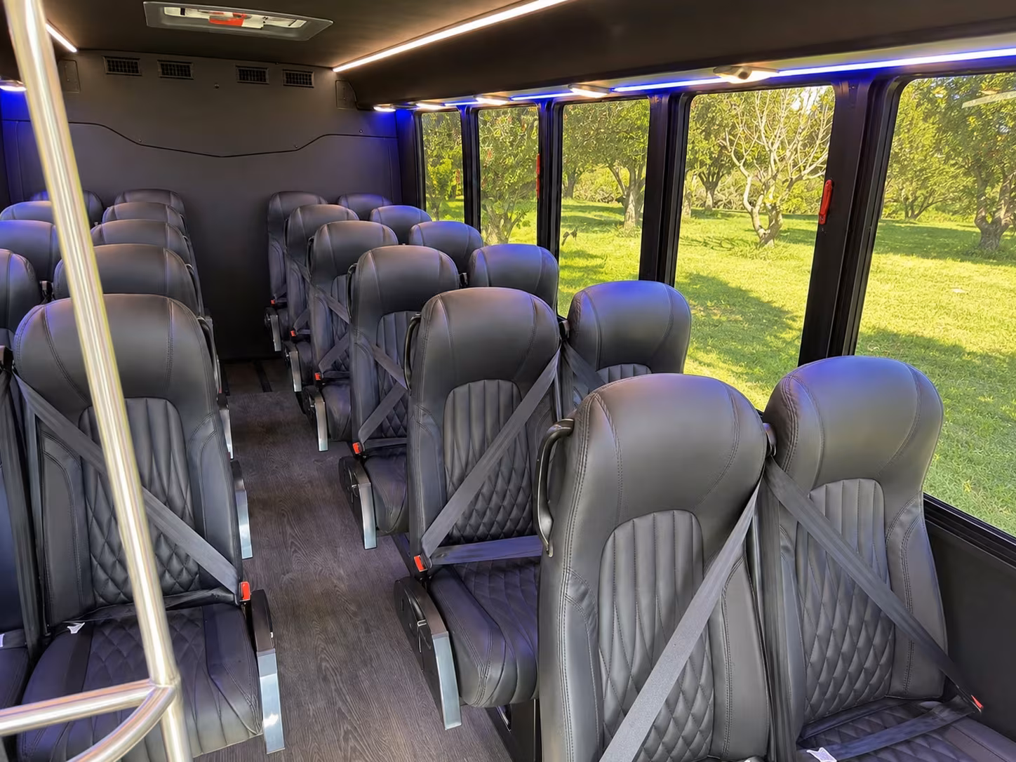 20 passenger minibus interior