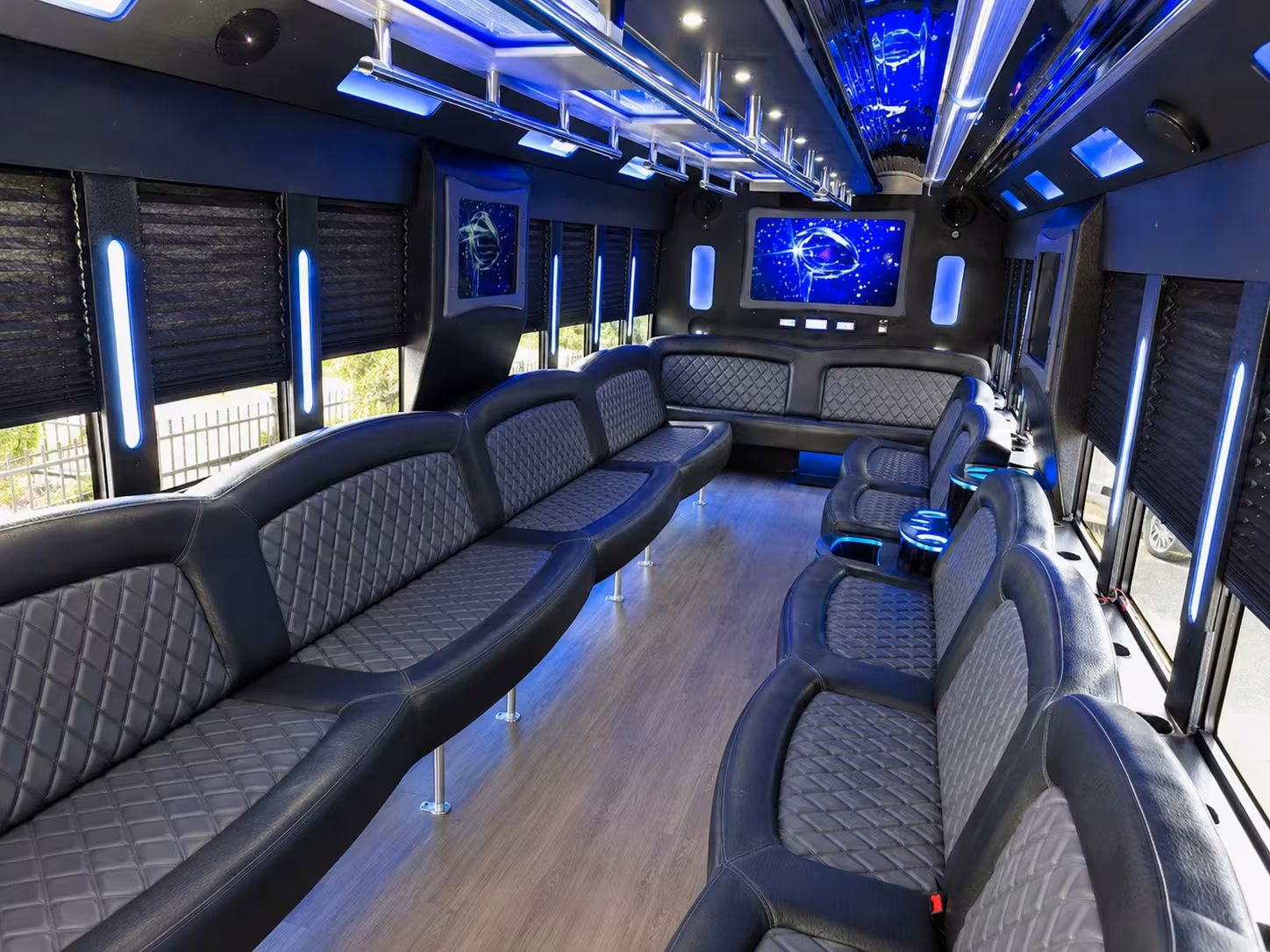 rent a wedding party bus in norman for your bridal party