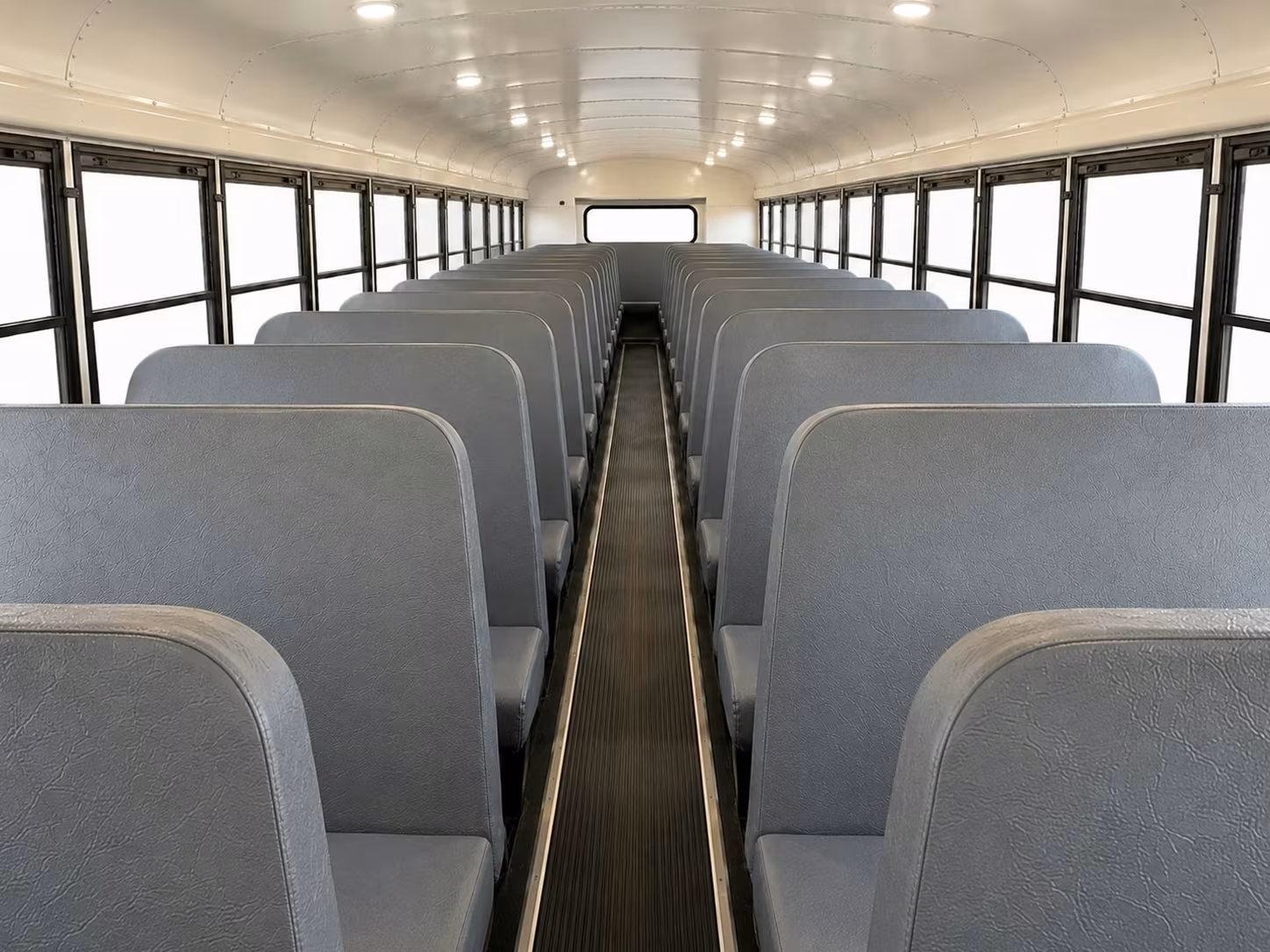 school bus inside