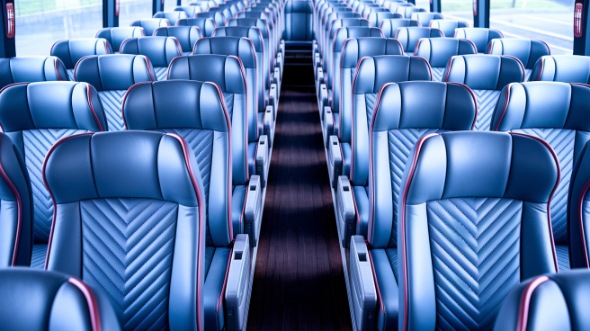 54 passenger charter bus interior norman