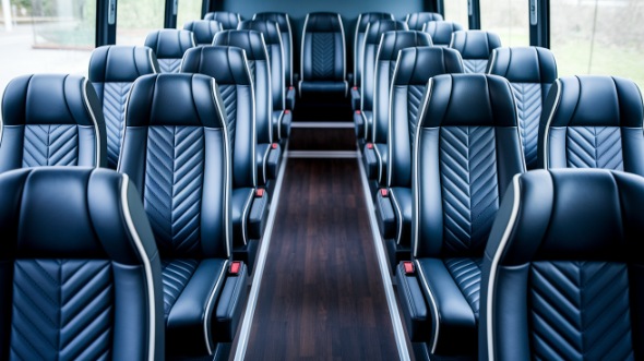 norman 20 passenger minibus inside