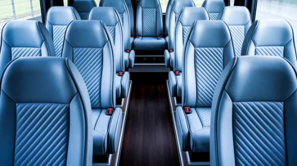 norman 35 passenger minibus inside