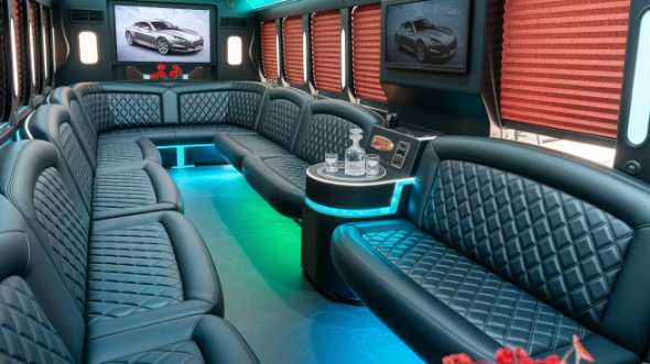 norman party bus rental inside