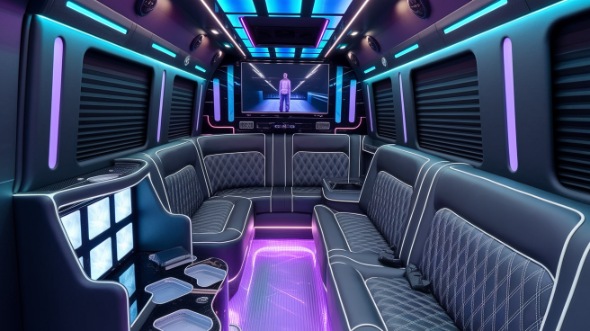 norman sprinter limo rental inside
