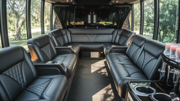 party bus rental interior norman