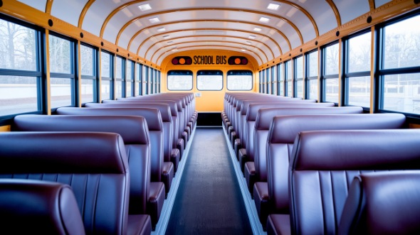 school bus rental interior norman